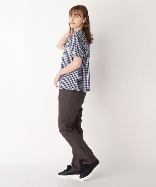 LAURA ASHLEY(ローラアシュレイ)の「バックボタンラウンドカラーラグランシャツ(シャツ/ブラウス・レディース・ホワイト・38)」の15枚目の写真