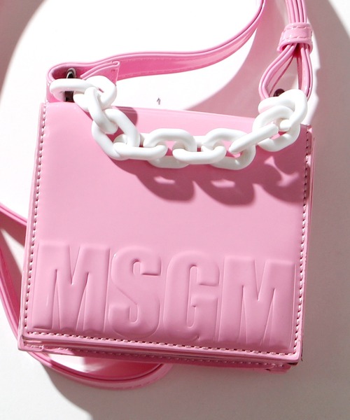 MSGM(エムエスジーエム)の「MSGM(エムエスジーエム)Kids & Junior ショルダーバッグ(ショルダーバッグ・キッズ・レッド/ライトピンク・ONE SIZE)」の7枚目の写真