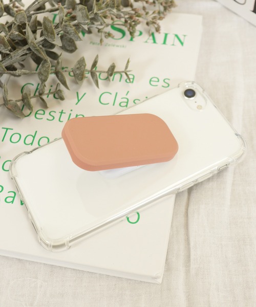 emesuelee（エメスーリー）の「スマホグリップ　スマホスタンド（スマホグッズ・レディース・ブラウン/ブルー/ピンク・フリー）」の12枚目の写真