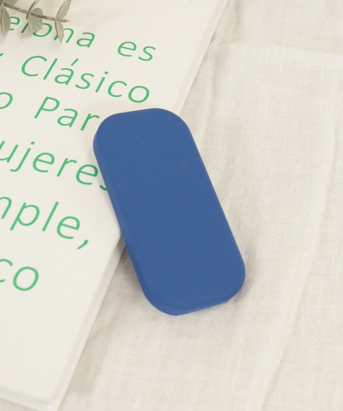 emesuelee（エメスーリー）の「スマホグリップ　スマホスタンド（スマホグッズ・レディース・ブラウン/ブルー/ピンク・フリー）」の8枚目の写真