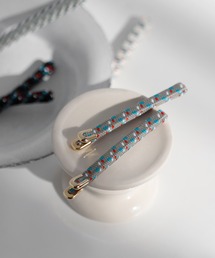 デザイン紐ヘアピン[2本セット]