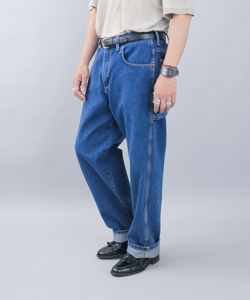 WAIPER.inc（ワイパーインク）の「RED KAP MEN'S LOOSE FIT DUNGAREE（デニムパンツ・メンズ・インディゴブルー/ライトインディゴブルー・32/34/36/38/40/30）」の8枚目の写真
