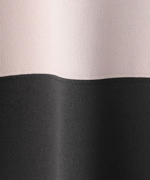 179/WG(イチナナキュウダブルジー)の「配色ポロワンピース(ワンピース・レディース・チャコールグレー/ブルー/グリーン・MEDIUM)」の17枚目の写真