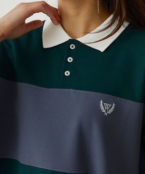 美品】HAZZYS 165 ポロワンピース