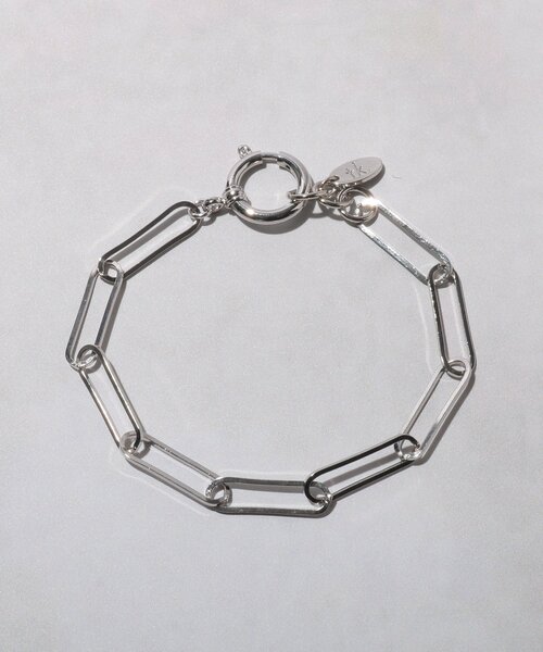 tk.TAKEO KIKUCHI(ティーケータケオキクチ)の「◆オーバルクリップブレスレット(ブレスレット・メンズ・シルバー/ゴールド・00)」の1枚目の写真