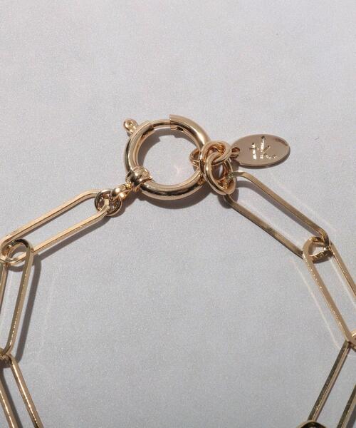 tk.TAKEO KIKUCHI(ティーケータケオキクチ)の「◆オーバルクリップブレスレット(ブレスレット・メンズ・シルバー/ゴールド・00)」の3枚目の写真