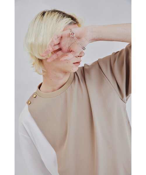 tk.TAKEO KIKUCHI(ティーケータケオキクチ)の「◆オーバルクリップブレスレット(ブレスレット・メンズ・シルバー/ゴールド・00)」の9枚目の写真