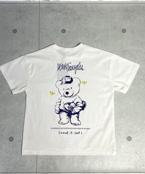 ムラサキスポーツ by 花音（ムラサキスポーツバイカノン）の「花音ｘムラサキスポーツ MarkGonzales/マークゴンザレス キッズ バックプリントTシャツ　47120927（Tシャツ/カットソー・キッズ・ホワイト/ブラック/ベージュ/グレー・110cm/100cm/120cm/130cm/140cm/150cm/160cm）」の21枚目の写真