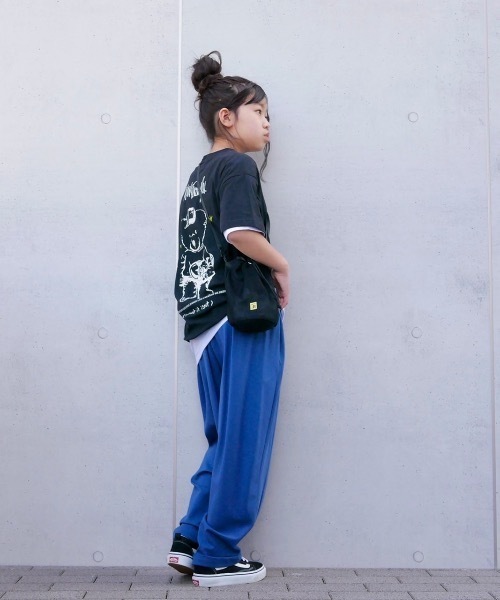 ムラサキスポーツ by 花音（ムラサキスポーツバイカノン）の「花音ｘムラサキスポーツ MarkGonzales/マークゴンザレス キッズ バックプリントTシャツ　47120927（Tシャツ/カットソー・キッズ・ホワイト/ブラック/ベージュ/グレー・110cm/100cm/120cm/130cm/140cm/150cm/160cm）」の7枚目の写真