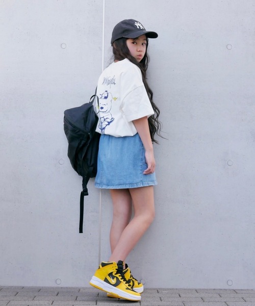 ムラサキスポーツ by 花音（ムラサキスポーツバイカノン）の「花音ｘムラサキスポーツ MarkGonzales/マークゴンザレス キッズ バックプリントTシャツ　47120927（Tシャツ/カットソー・キッズ・ホワイト/ブラック/ベージュ/グレー・110cm/100cm/120cm/130cm/140cm/150cm/160cm）」の8枚目の写真