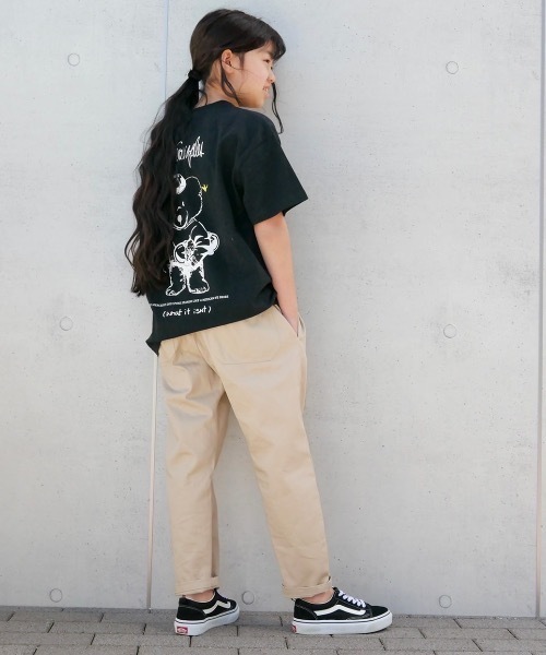 ムラサキスポーツ by 花音（ムラサキスポーツバイカノン）の「花音ｘムラサキスポーツ MarkGonzales/マークゴンザレス キッズ バックプリントTシャツ　47120927（Tシャツ/カットソー・キッズ・ホワイト/ブラック/ベージュ/グレー・110cm/100cm/120cm/130cm/140cm/150cm/160cm）」の18枚目の写真