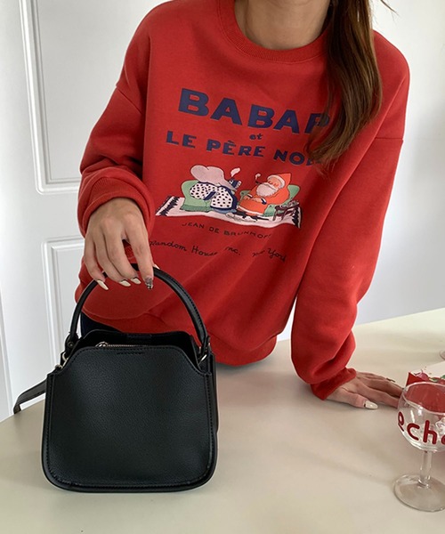 me+em select（ミームセレクト）の「【 2 way ショルダーストラップ付属 】フェイクレザーモダンスクエアワンハンドルバッグ（ハンドバッグ・レディース・モカ/ベージュ/ブラウン/ブラック・FREE）」の8枚目の写真