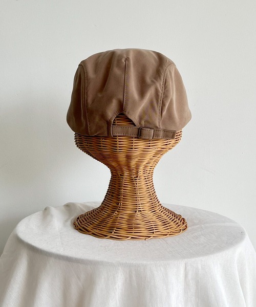 CANAL JEAN(キャナルジーン)の「El mar シンプルハンチング帽(ハンチング/ベレー帽・レディース・ブラック/ベージュ・ONE SIZE)」の7枚目の写真