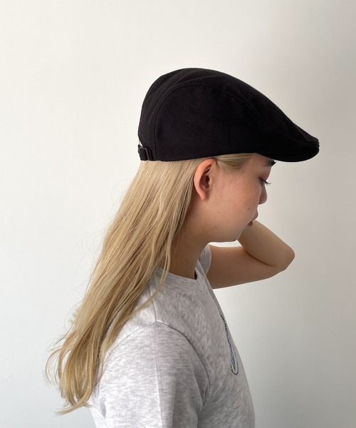 CANAL JEAN(キャナルジーン)の「El mar シンプルハンチング帽(ハンチング/ベレー帽・レディース・ブラック/ベージュ・ONE SIZE)」の22枚目の写真