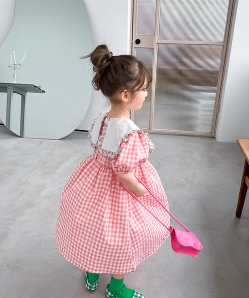 aimoha（アイモハ）の「aimoha-KIDS- 刺繍入りギンガムチェック