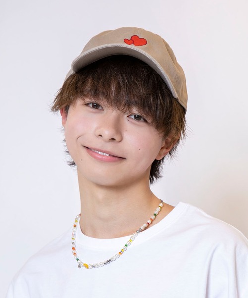 WEGO（ウィゴー）の「∴WEGO/ABEMA「今日、好きになりました。」ZOZOオリジナルキャップ（キャップ・メンズ・ホワイト/ブラック/ベージュ・FREE）」の11枚目の写真