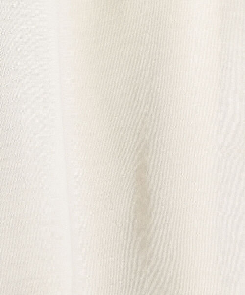 DROIT BELLO（ドロイトベロ）の「DROIT BELLO(ドロイトベロ) 袖リブカットソー（Tシャツ/カットソー・レディース・ホワイト/ライトグレー/ライム・FREE）」の7枚目の写真