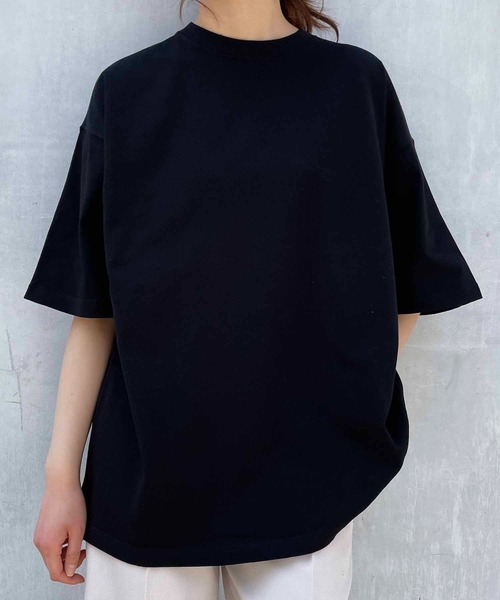 United Athle（ユナイテッドアスレ）の「United Athle/ 9.1オンス マグナムウェイト ビッグシルエット Tシャツ / 4411-01（Tシャツ/カットソー・メンズ・ナチュラル/ライトブルー/ブラック/カーキ/ライトグレー/ホワイト・MEDIUM/LARGE/X-LARGE）」の16枚目の写真