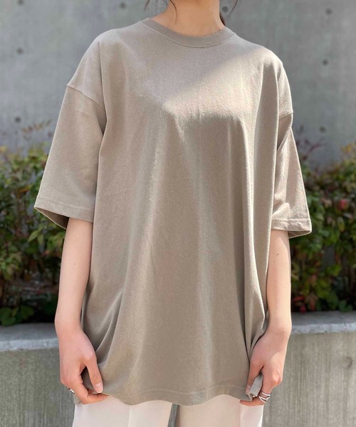 United Athle（ユナイテッドアスレ）の「United Athle/ 9.1オンス マグナムウェイト ビッグシルエット Tシャツ / 4411-01（Tシャツ/カットソー・メンズ・ナチュラル/ライトブルー/ブラック/カーキ/ライトグレー/ホワイト・MEDIUM/LARGE/X-LARGE）」の17枚目の写真