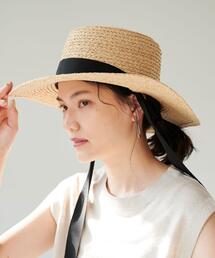 green label relaxing | 【矢野未希子さん着用】ラフィア 2WAY リボン ハット(ハット)