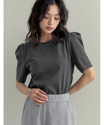 [UVカット][接触冷感][紫外線対策][二の腕カバー]パワショルデザインカットソーTシャツ