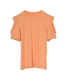[UVカット][接触冷感][紫外線対策][二の腕カバー]パワショルデザインカットソーTシャツ