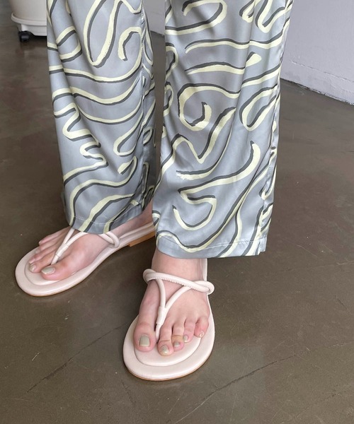 CAPRICIEUX LE'MAGE（カプリシューレマージュ）の「ART柄イージーパンツ（その他パンツ・レディース・ブラック/グリーン・FREE）」の16枚目の写真