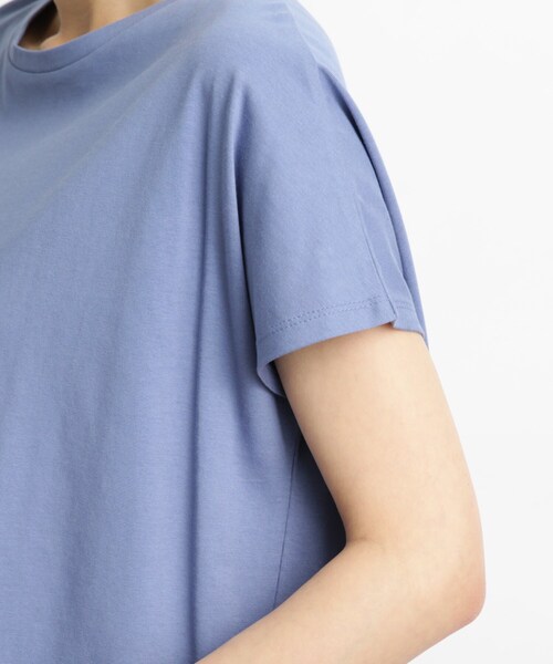 SHOO・LA・RUE(シューラルー)の「◆【接触冷感/洗濯機可】スリット タックスリーブワンピース(ワンピース・レディース・ホワイト系/ブラック/オリーブ/ピンク系/ブルー・02/03)」の11枚目の写真