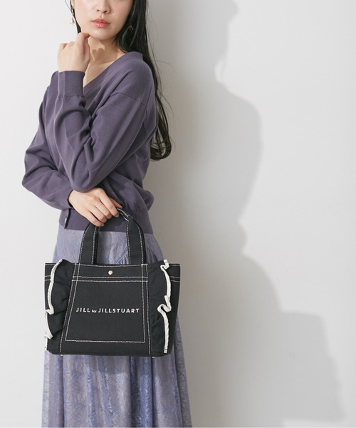 JILL by JILL STUART(ジルバイジルスチュアート)の「◆フリルトート(小)(トートバッグ・レディース・ホワイト/ブラック/ブラウン/ワイン/ピンク・FREE)」の19枚目の写真