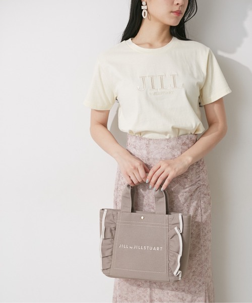 JILL by JILL STUART(ジルバイジルスチュアート)の「◆フリルトート(小)(トートバッグ・レディース・ホワイト/ブラック/ブラウン/ワイン/ピンク・FREE)」の20枚目の写真