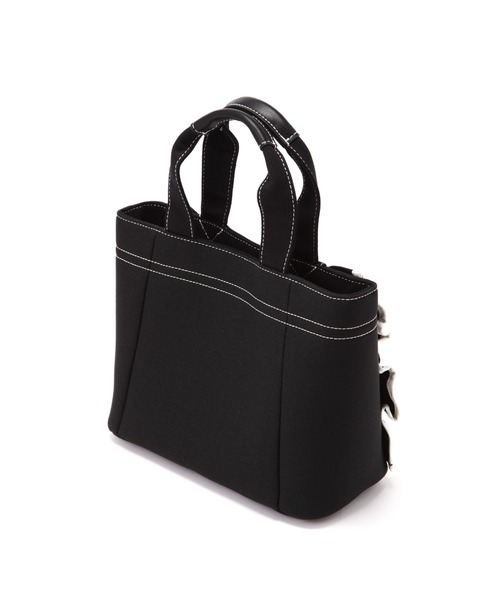 JILL by JILL STUART(ジルバイジルスチュアート)の「◆フリルトート(小)(トートバッグ・レディース・ホワイト/ブラック/ブラウン/ワイン/ピンク・FREE)」の15枚目の写真