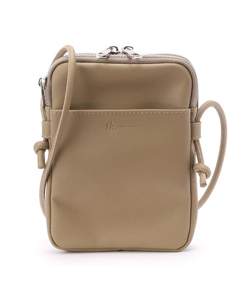 tk.TAKEO KIKUCHI（ティーケータケオキクチ）の「◆ジップミニショルダーバッグ（ショルダーバッグ・メンズ・ブラック/ブラウン系その他・00）」の3枚目の写真