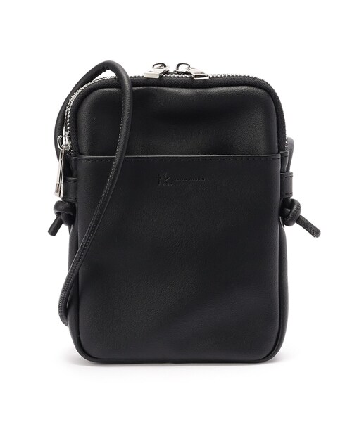 tk.TAKEO KIKUCHI（ティーケータケオキクチ）の「◆ジップミニショルダーバッグ（ショルダーバッグ・メンズ・ブラック/ブラウン系その他・00）」の4枚目の写真