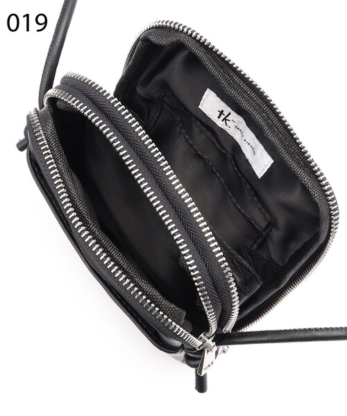 tk.TAKEO KIKUCHI（ティーケータケオキクチ）の「◆ジップミニショルダーバッグ（ショルダーバッグ・メンズ・ブラック/ブラウン系その他・00）」の8枚目の写真