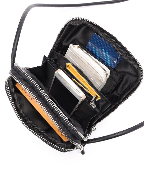 tk.TAKEO KIKUCHI（ティーケータケオキクチ）の「◆ジップミニショルダーバッグ（ショルダーバッグ・メンズ・ブラック/ブラウン系その他・00）」の11枚目の写真