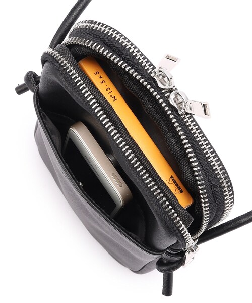tk.TAKEO KIKUCHI（ティーケータケオキクチ）の「◆ジップミニショルダーバッグ（ショルダーバッグ・メンズ・ブラック/ブラウン系その他・00）」の12枚目の写真