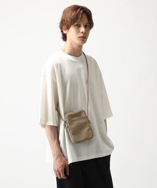tk.TAKEO KIKUCHI（ティーケータケオキクチ）の「◆ジップミニショルダーバッグ（ショルダーバッグ・メンズ・ブラック/ブラウン系その他・00）」の13枚目の写真