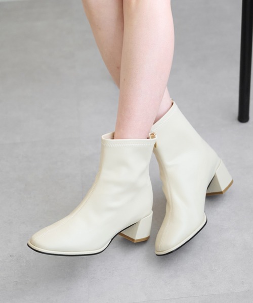 COLONY 2139(コロニートゥーワンスリーナイン)の「ストレッチショートブーツ(ブーツ・レディース・ブラック/ブラウン/アイボリー・SMALL/MEDIUM/LARGE)」の8枚目の写真