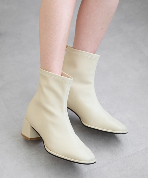 COLONY 2139(コロニートゥーワンスリーナイン)の「ストレッチショートブーツ(ブーツ・レディース・ブラック/ブラウン/アイボリー・SMALL/MEDIUM/LARGE)」の10枚目の写真