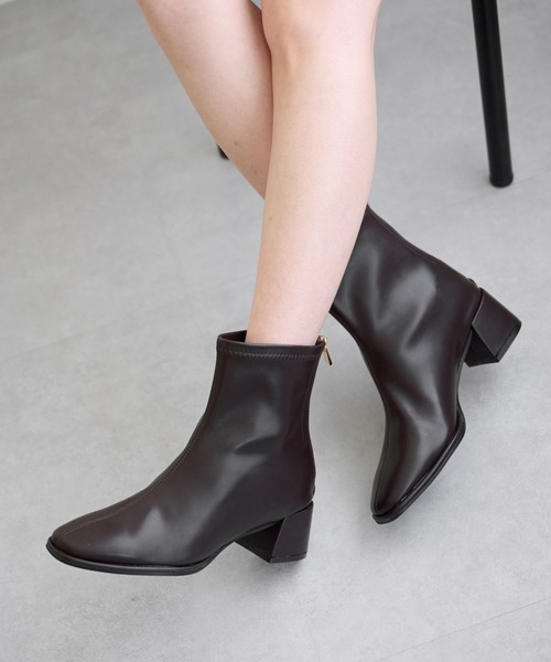 COLONY 2139(コロニートゥーワンスリーナイン)の「ストレッチショートブーツ(ブーツ・レディース・ブラック/ブラウン/アイボリー・SMALL/MEDIUM/LARGE)」の11枚目の写真