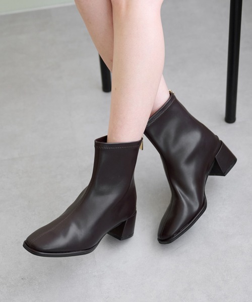 COLONY 2139(コロニートゥーワンスリーナイン)の「ストレッチショートブーツ(ブーツ・レディース・ブラック/ブラウン/アイボリー・SMALL/MEDIUM/LARGE)」の12枚目の写真