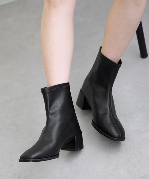 COLONY 2139(コロニートゥーワンスリーナイン)の「ストレッチショートブーツ(ブーツ・レディース・ブラック/ブラウン/アイボリー・SMALL/MEDIUM/LARGE)」の7枚目の写真