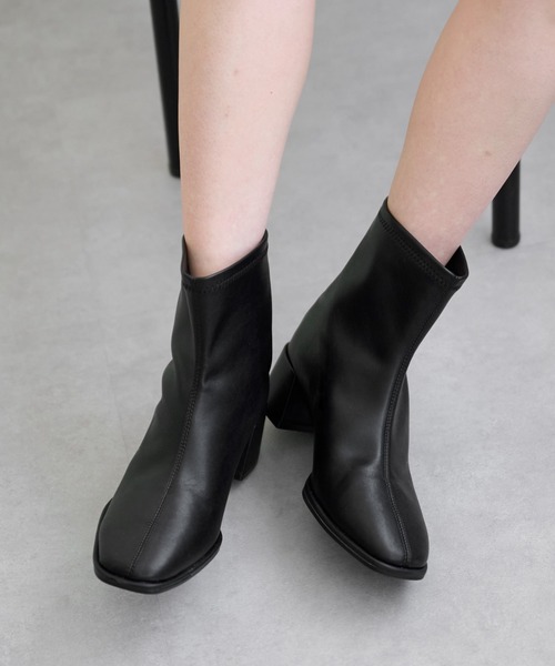 COLONY 2139(コロニートゥーワンスリーナイン)の「ストレッチショートブーツ(ブーツ・レディース・ブラック/ブラウン/アイボリー・SMALL/MEDIUM/LARGE)」の6枚目の写真