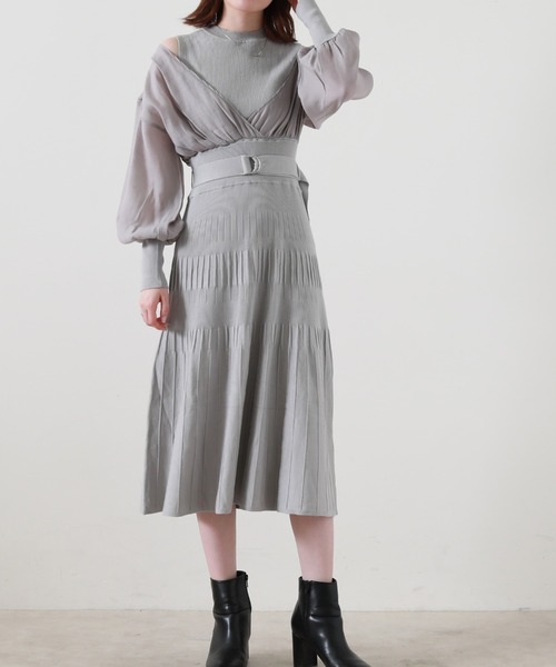 セール Cheek チーク のワンピース 肩開きニットワンピース 225 5 870 002 をセール価格で購入できます Archives ワンピース ドレス Cheek チーク のファッション ワンピース 肩開きニットワンピース ワンピース 100 正規品の