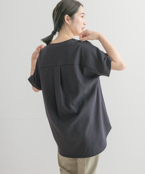 ITEMS URBANRESEARCH(アイテムズ アーバンリサーチ)の「リネンライクハンソデプルオーバー(Tシャツ/カットソー・レディース・ホワイト/カーキ/ブラック系その他・FREE)」の20枚目の写真