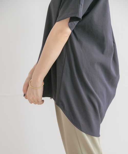 ITEMS URBANRESEARCH(アイテムズ アーバンリサーチ)の「リネンライクハンソデプルオーバー(Tシャツ/カットソー・レディース・ホワイト/カーキ/ブラック系その他・FREE)」の11枚目の写真