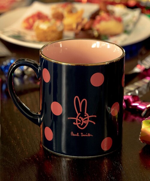 Paul Smith（ポールスミス）の「【WEB限定アイテム】ラビットドット マグカップ（スイムグッズ・レディース・ホワイト系/ネイビー系・F）」の2枚目の写真