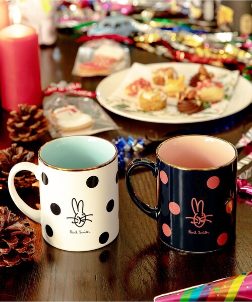 Paul Smith（ポールスミス）の「【WEB限定アイテム】ラビットドット マグカップ（スイムグッズ・レディース・ホワイト系/ネイビー系・F）」の3枚目の写真