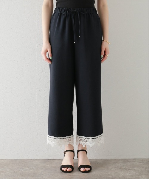 La TOTALITE(ラトータリテ)の「裾レースパンツ(その他パンツ・レディース・ベージュ/ネイビー・38/36)」の8枚目の写真