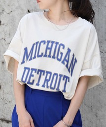 HONEYSUCKLE ROSE | 【HONEYSUCKLE ROSE】カレッジビッグロゴＴシャツ(Tシャツ/カットソー)